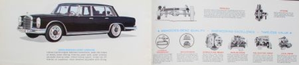 Mercedes-Benz Modelprogram 1969 "Passenger Cars" Carbrochure (0243)
